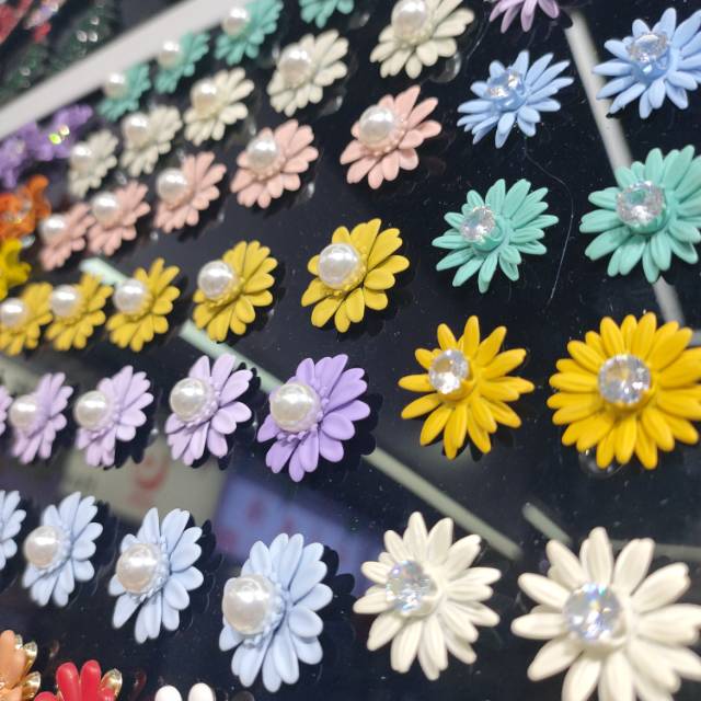 Size Chrysanthemum Pearl Crystal Jewelry Accessories Size Chrysanthemum Pearl Crystal Jewelry Accessories Size Chrysanthemum Pearl Crystal Jewelry Accessories Specification drawing