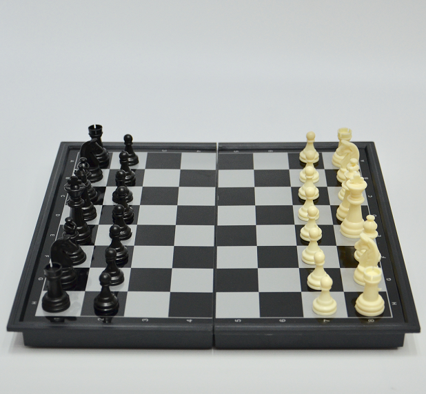 The 3-In-1 Plastic Chess Set Is Portable, Compact And Easy To Use Without Place Restrictions