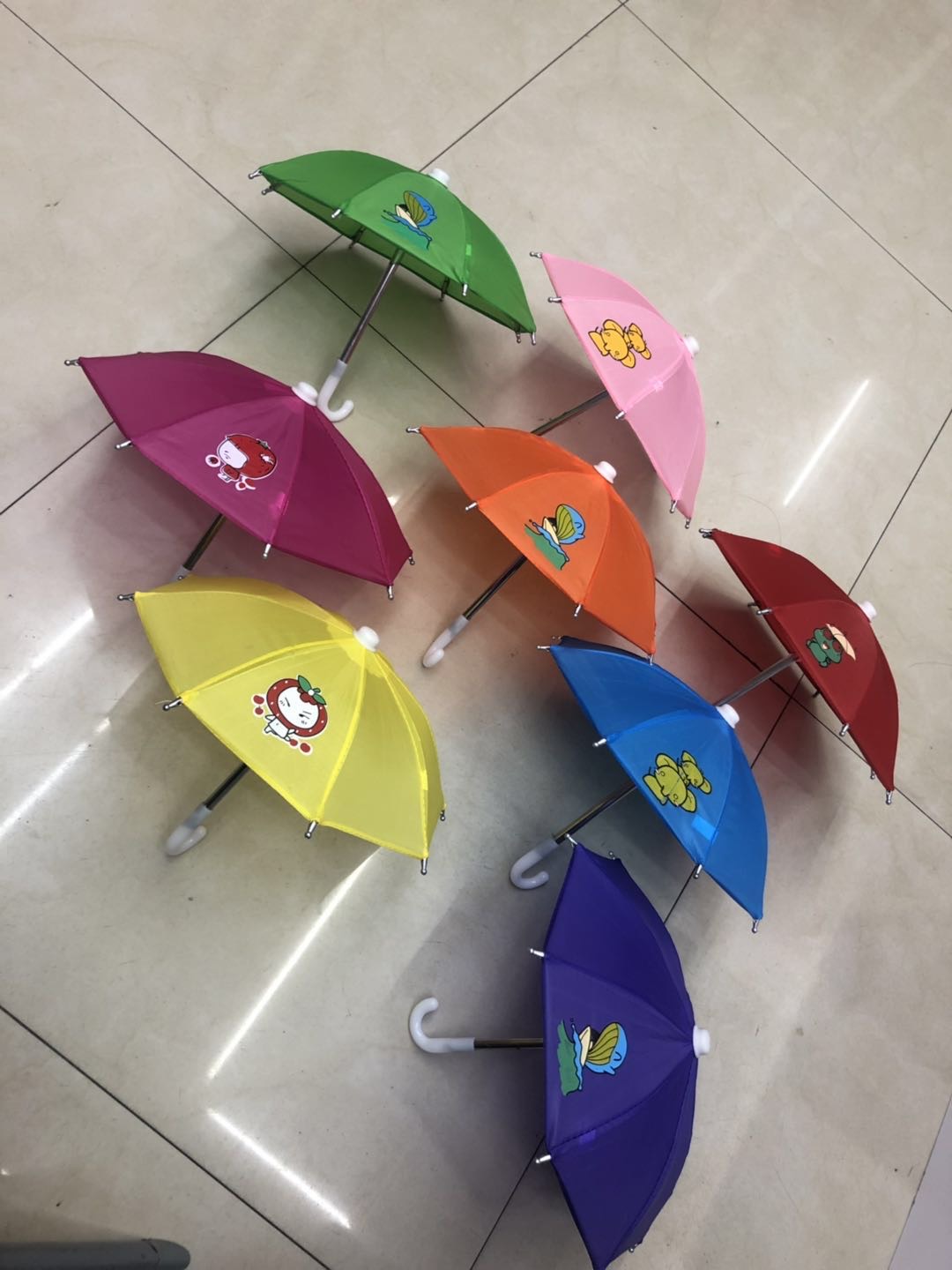 Children's umbrella 15 cm toy small single-flower children's umbrella details Picture