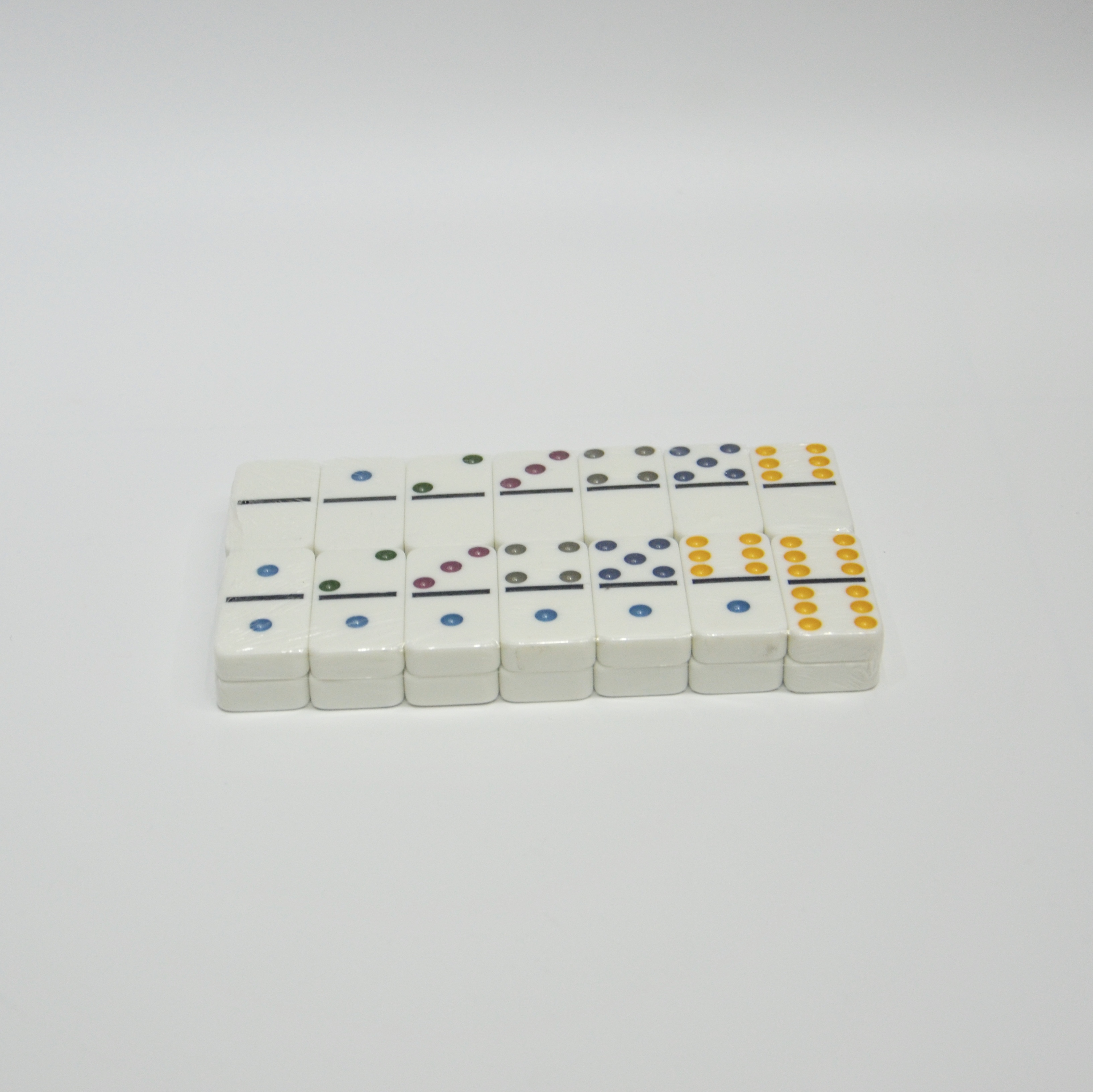 28PCS ivory Domino tin box set Specification image