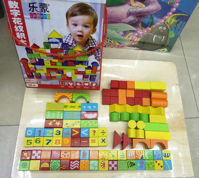 100 pieces of digital pattern building blocks details Picture