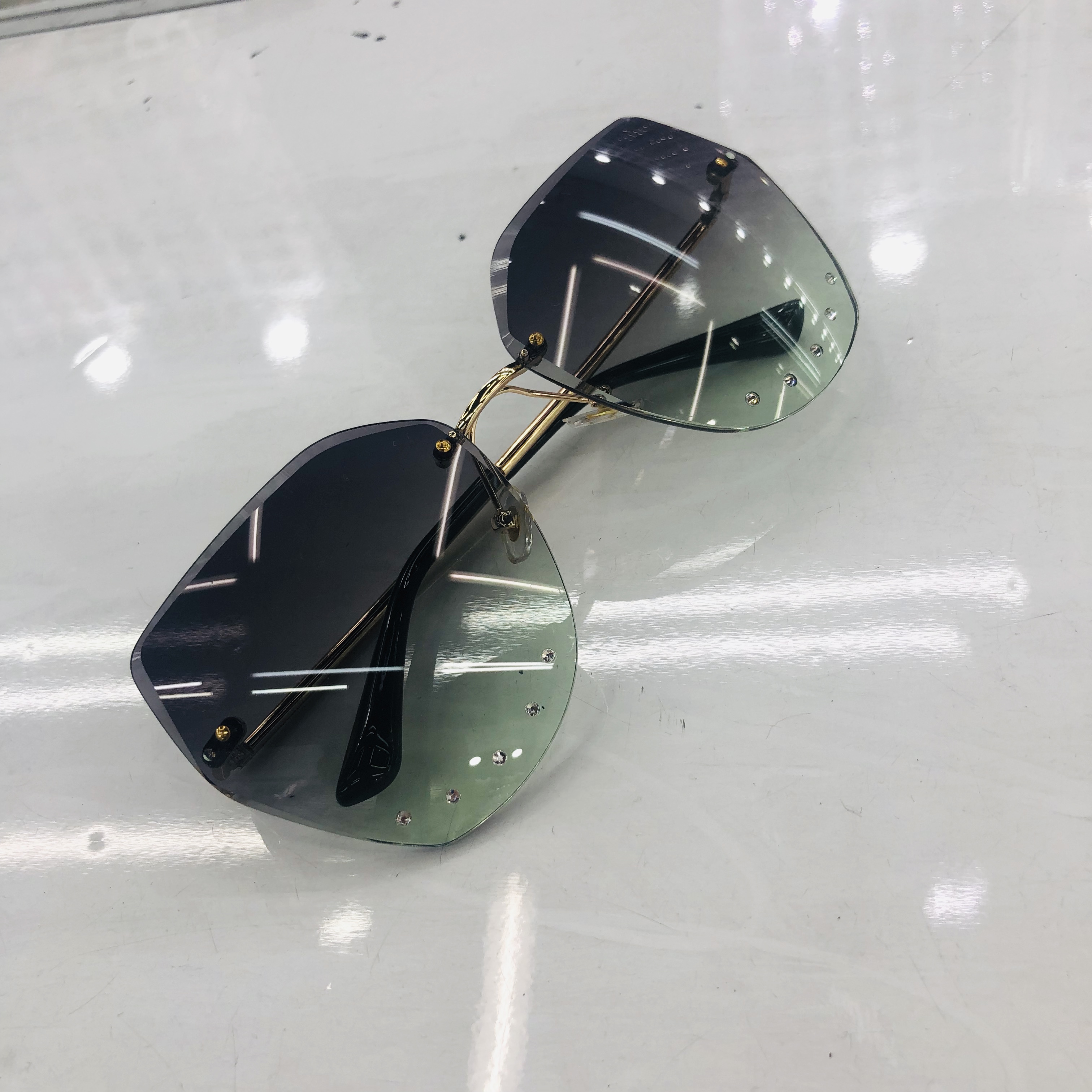 Sunglasses fashion versatile driving safety metal uV-proof glasses wholesale men and women thumbnail