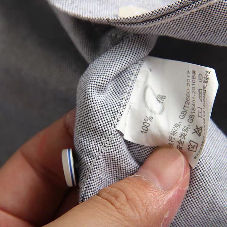 80 counts of high-density cotton Oxford fabric! High-end business men's autumn long-sleeved casual shirt details Picture