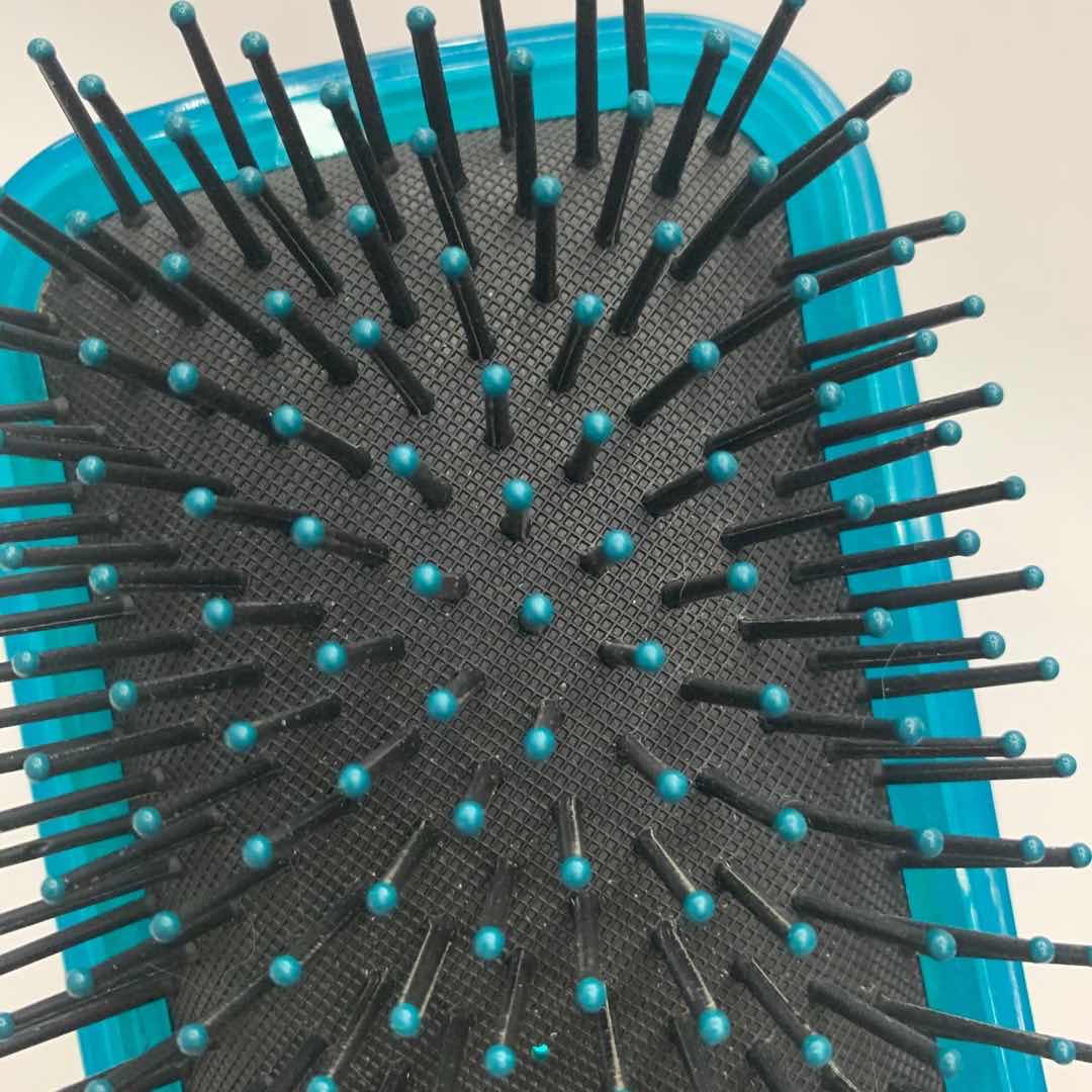 Blue Hair Comb Blow Bangs Blow Molding Massage Head Home Home Home Daily Factory Direct Sales Specification drawing