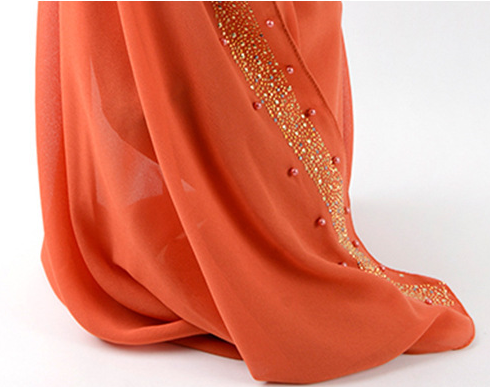 Ladies All Wear Muslim Hot Diamond Pearl Chiffon Headscarf Shawl Specification drawing