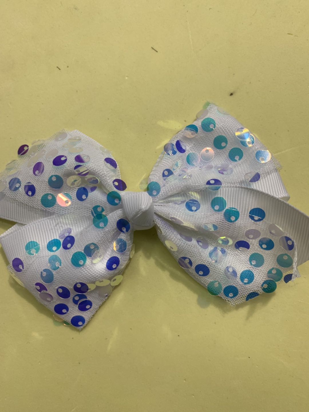 6厘米罗纹吊片蝴蝶结发饰服饰搭配工艺装饰配件