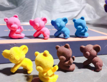 小熊橡皮擦可爱创意小学生橡皮擦擦得干净幼儿园奖品