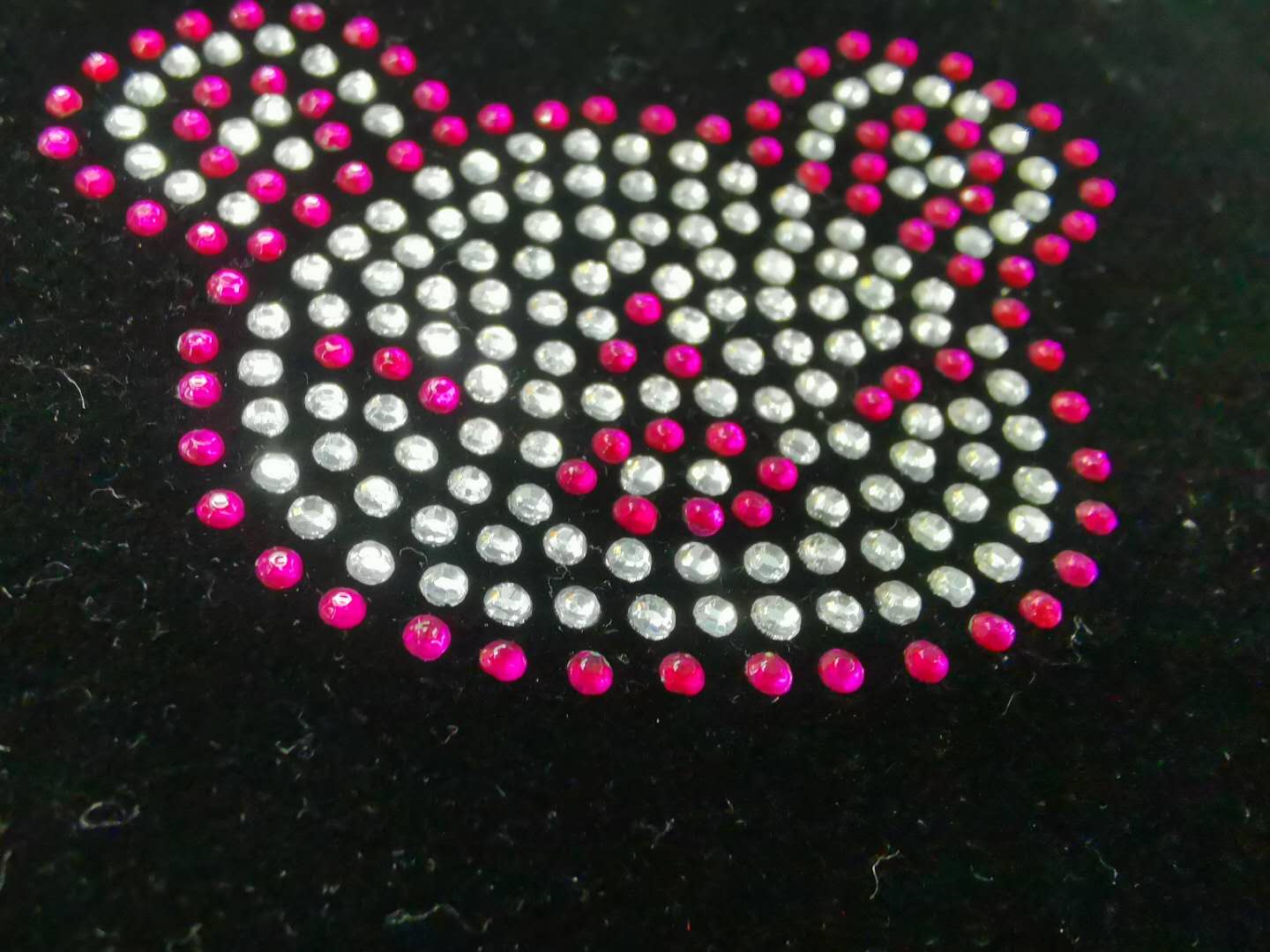 小熊烫图服装辅料烫钻烫图服装辅料粉色