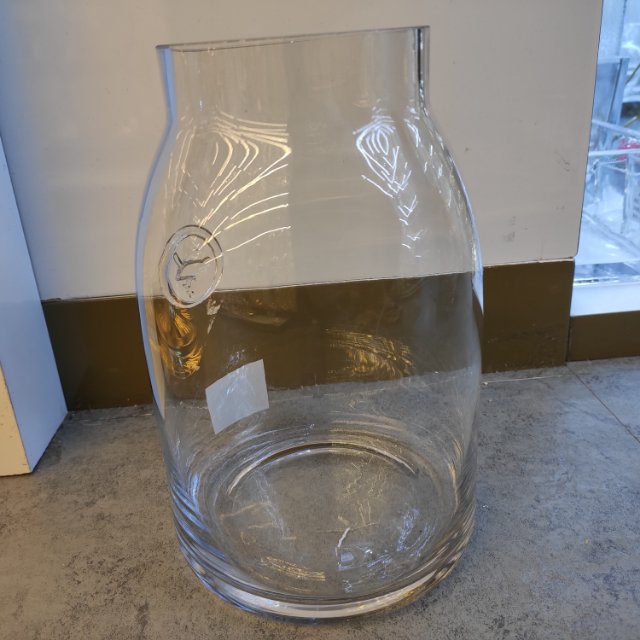 Modern and simple hand-blown factory direct sales transparent lily, rose, lucky bamboo living room flower arrangement glass dried flower vase decoration bottle
