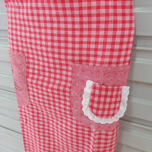 The apron is a pure cotton work uniform for home kitchen waiters. It is fashionable for women and waterproof and oil-proof for men Specification image