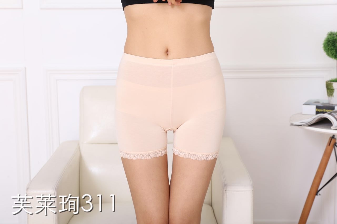 防走光蕾丝打底裤夏季女士安全裤收腹提臀