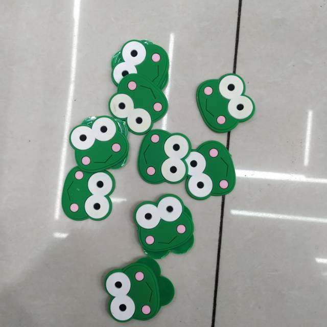 PVC soft little frog hairpin headwear accessory details Picture