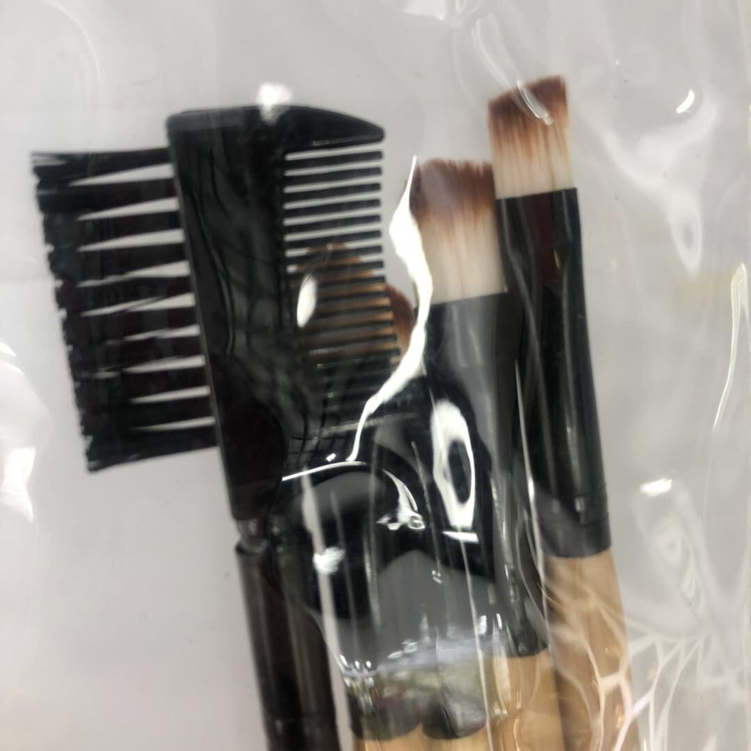 Factory Direct Sales New 5 Brush Makeup Brush Set Wood Black Beginner Eye Shadow Brush Makeup Brush details Picture