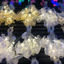 闪亮圣诞树透明装饰灯串灯具装饰挂饰灯串