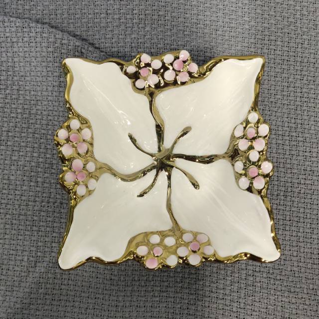 Керамический набор, костюм, узор на блюдечке details Picture