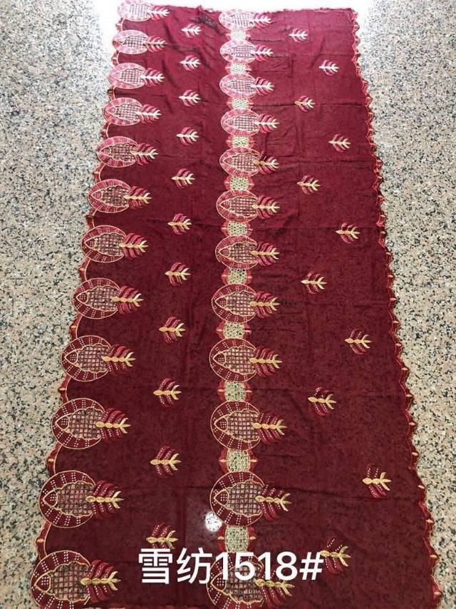 new women's embroidered muslim scarf for women's headscarf