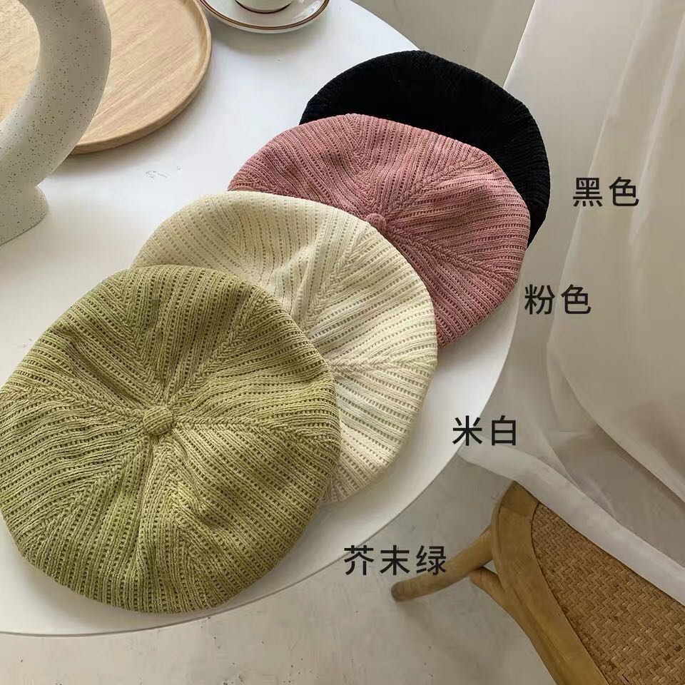 Hat Women's Corduroy Beret Vintage Artsy Hipster Newsboy Hat Painter's Hat Fall/Winter Everything Suny Bud Hat Specification drawing