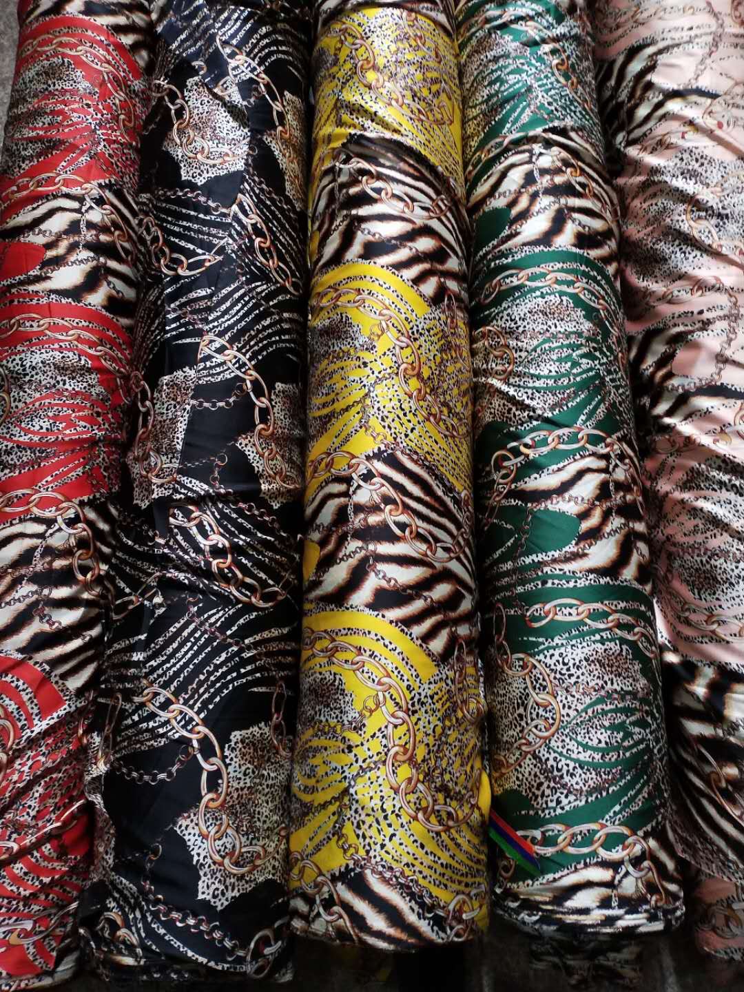 Paris Crepe Satin In A Novel Pattern