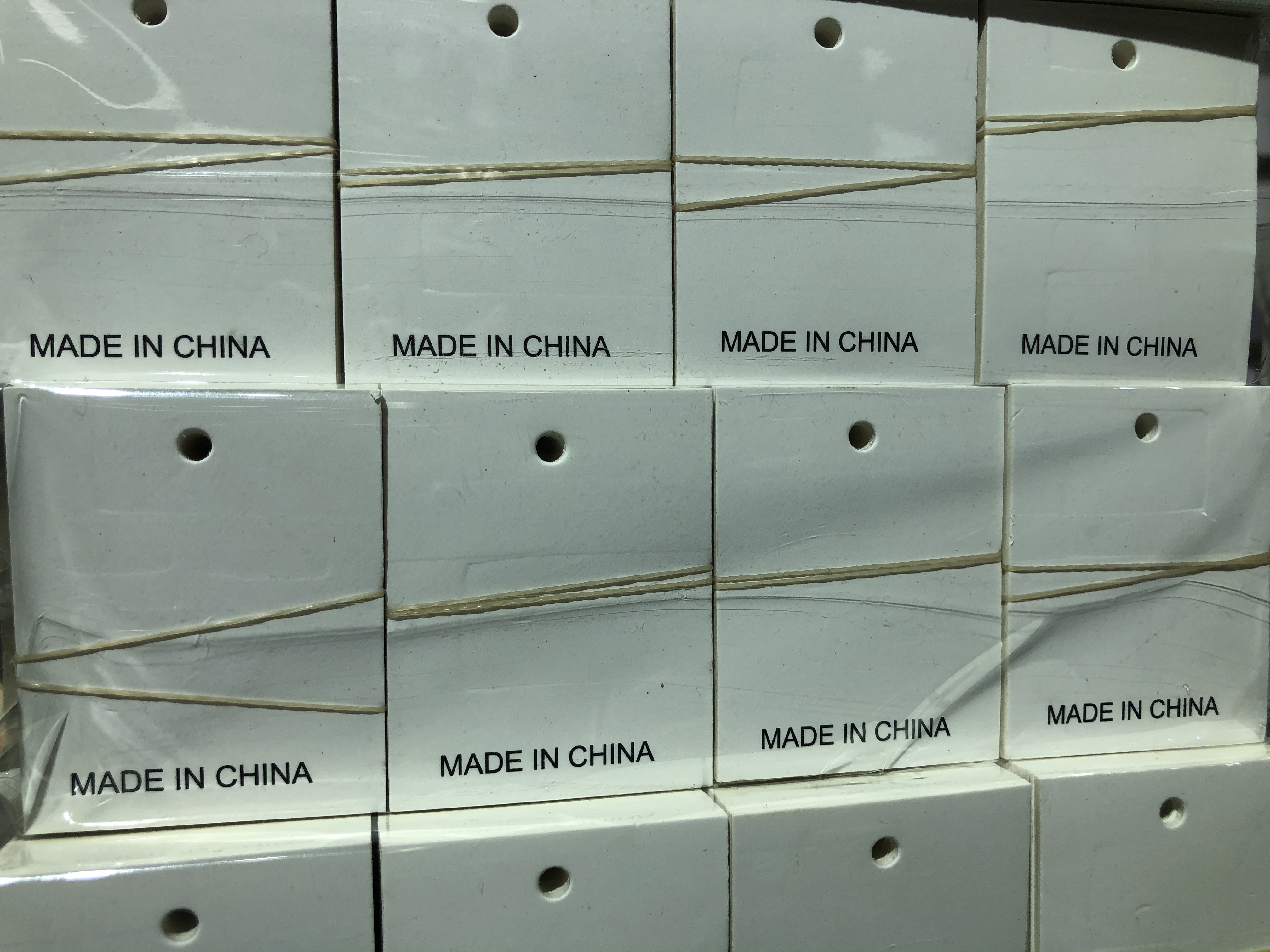中国制造吊牌空白卡片服装吊牌通用价格标签现货吊牌4*5CM