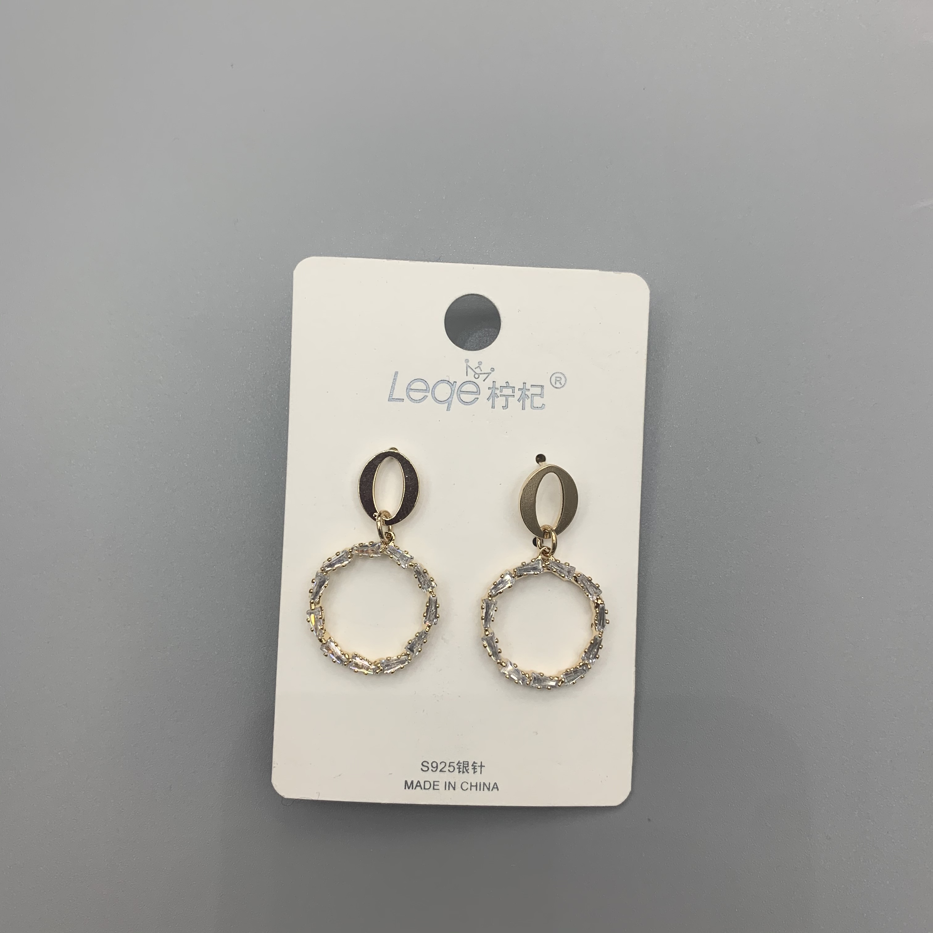 Wholesale with diamond tassel earrings suitable for New Year's earrings women fashion temperament long show thin face earrings thumbnail