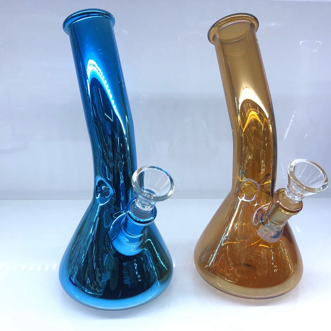 电镀高硼硅玻璃壶耐高温透明玻璃水烟玻璃烟具