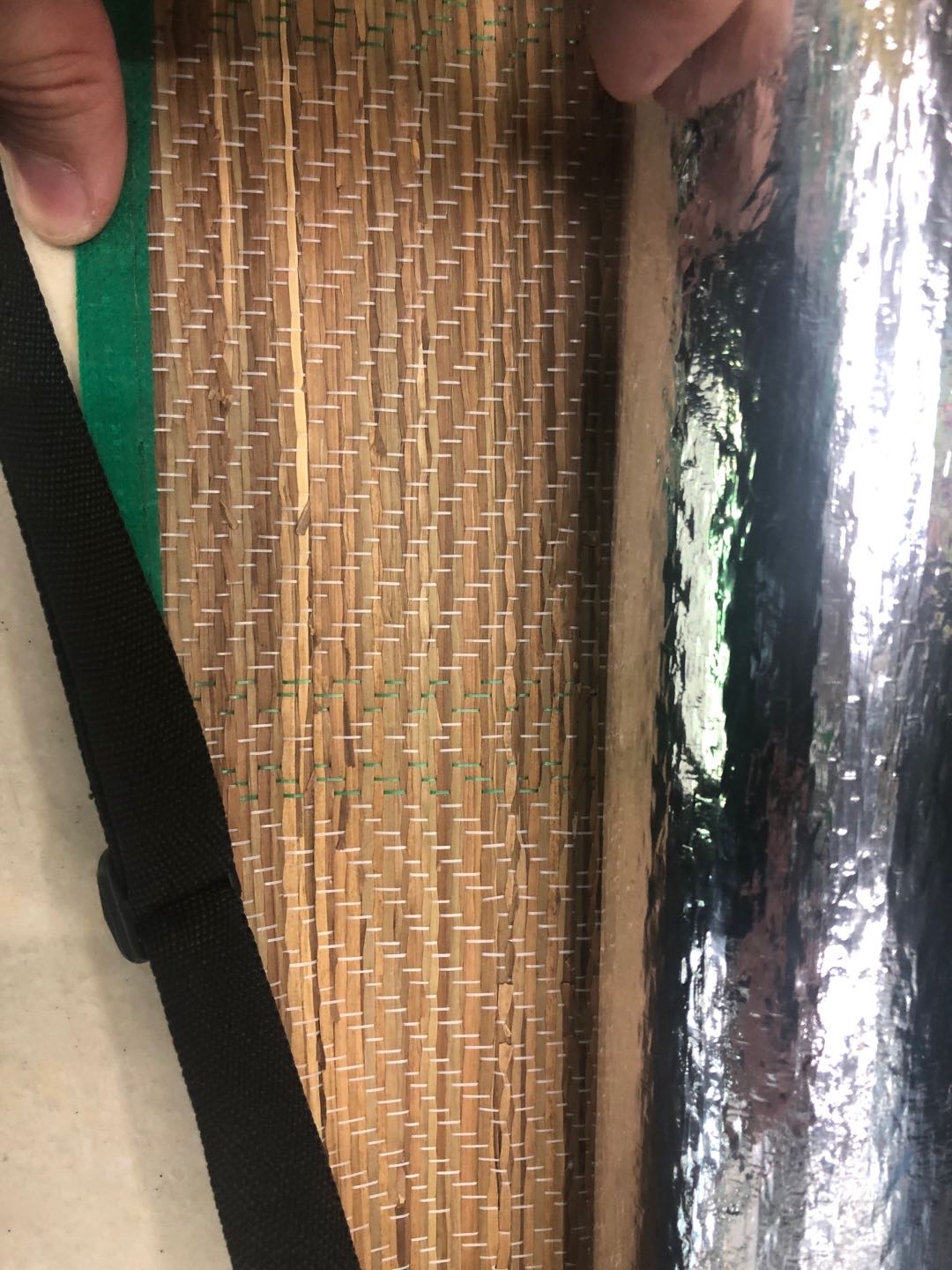 Aluminum Film Mat With Back Strap 60*170 Portable Picnic Mat Camping Mat