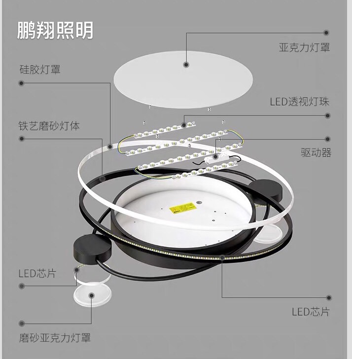 厂家直销北欧风格.LED调光 3详情3