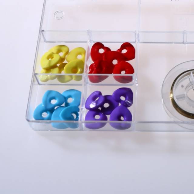 手工DIY珠子小五金B114A收纳盒批发销售细节图