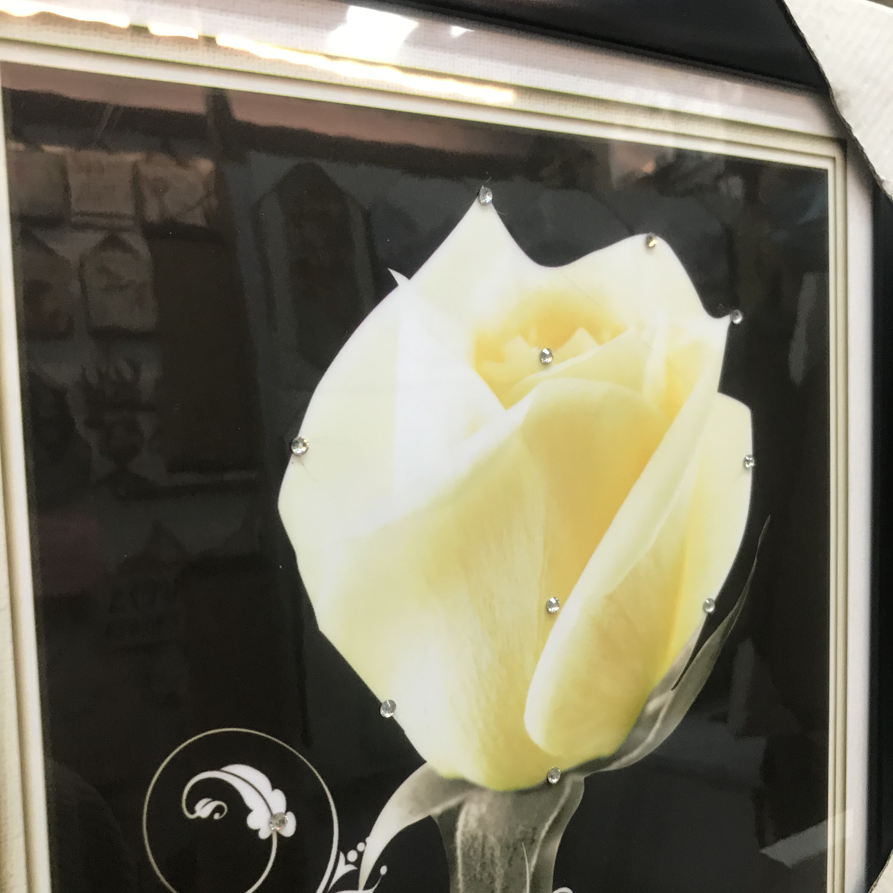 客厅装饰画沙发背景墙挂画现代简约大气无框玻璃画面电表箱三联画产品图