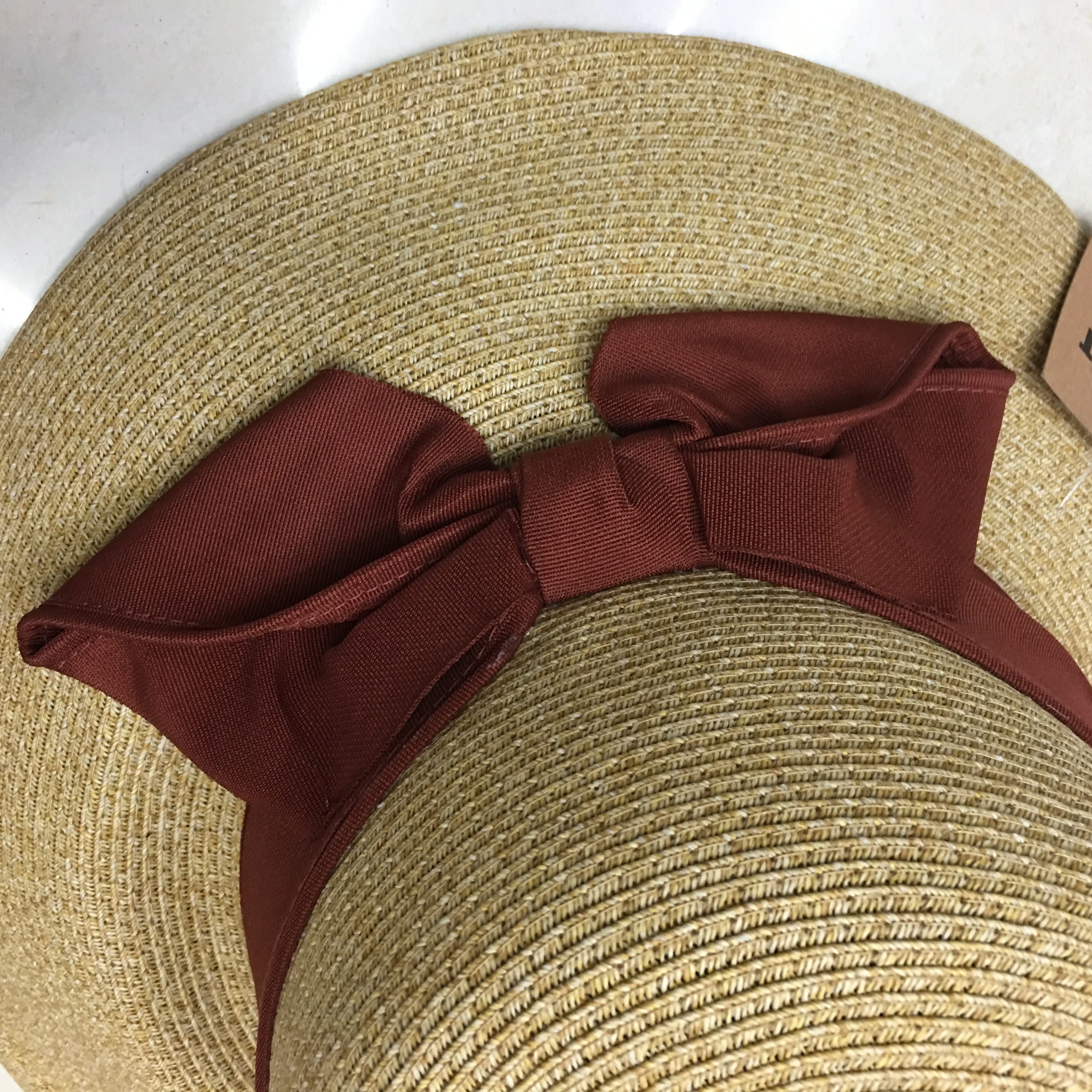 Mixed-color straw hats for women, outdoor sun protection and beach hats for summer outings details Picture