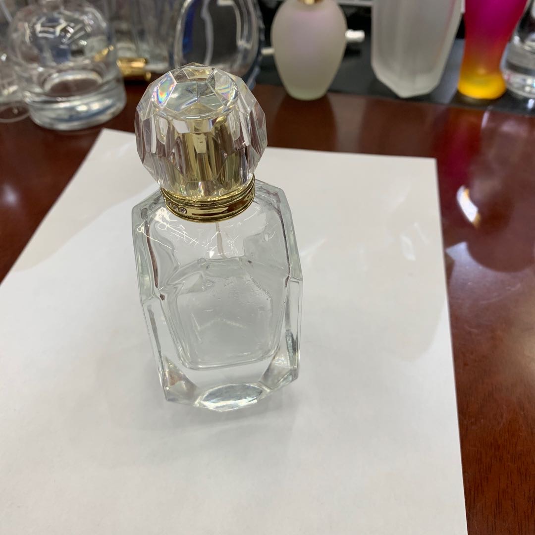 透明包装香水玻璃瓶多面玻璃小样粉装便携式高档产品图