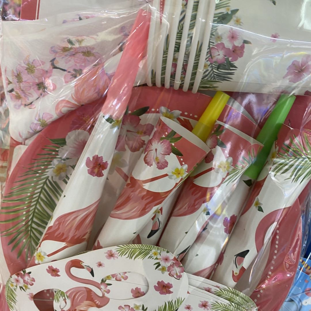 party聚会生日彩色大小金丝叫贺卡装饰细节图