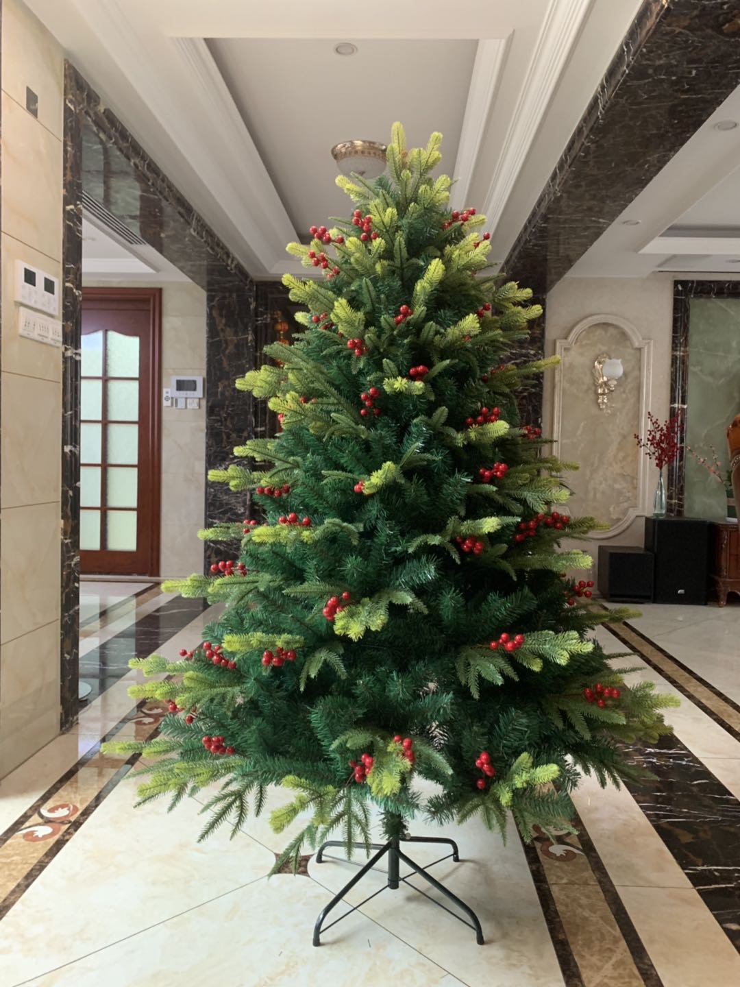 Household small 1.5m Christmas tree 1.8m 2.1m large encrypted naked tree 2.4m Christmas decoration package thumbnail