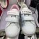 儿童运动鞋新款男童女童小白鞋魔术贴小学生休闲板鞋白色图