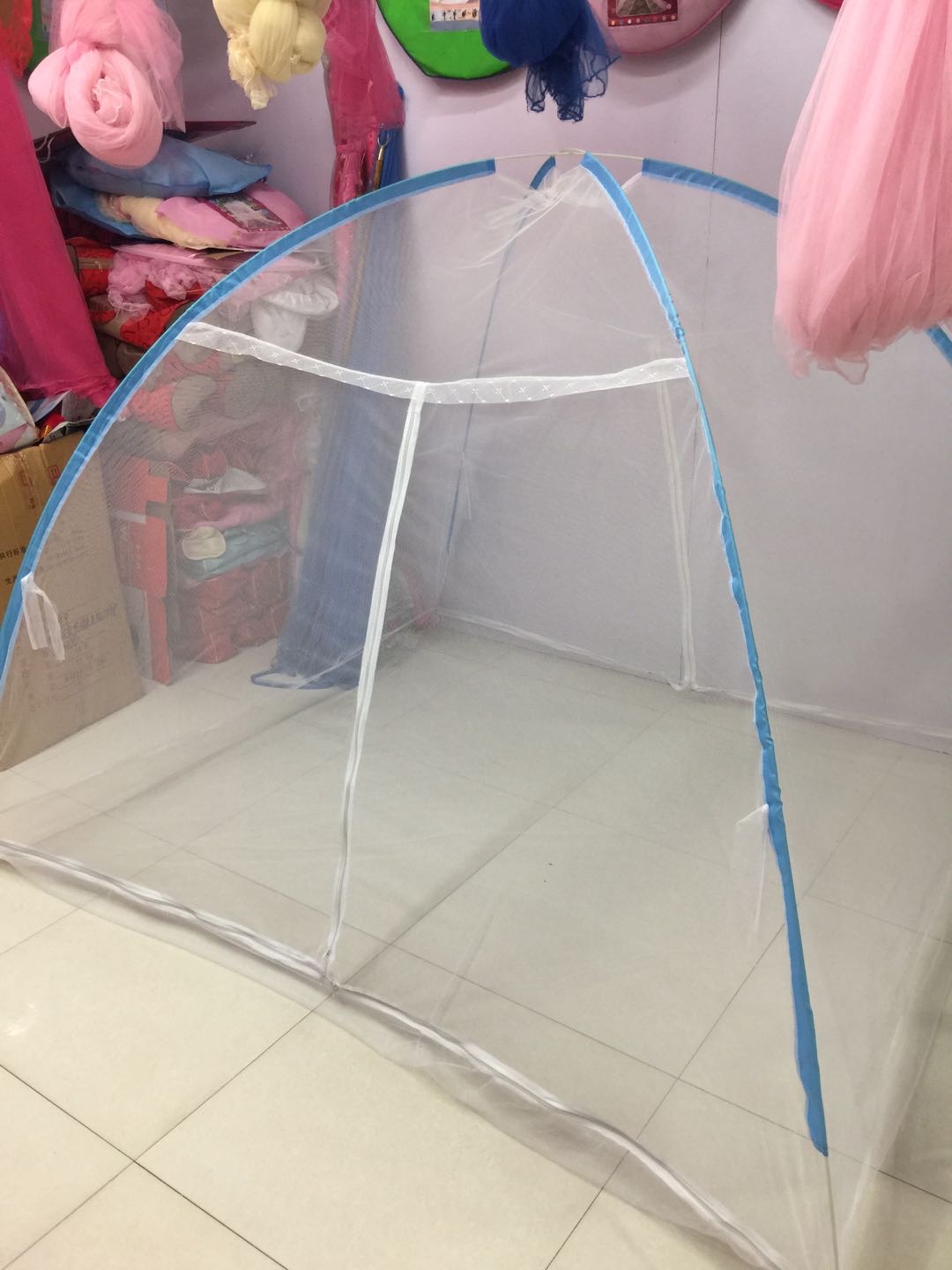 魔术蚊帐自动展开蒙古包