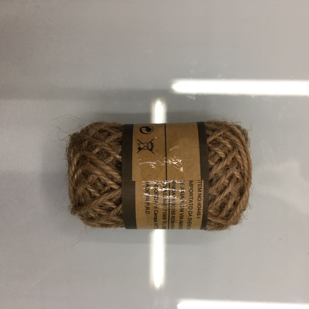 10米麻绳3股24卷一盒环保装饰工艺产品图