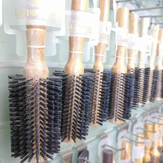Curly wooden comb, massage comb, original order for export, factory direct sales, pig bristle comb for hair salons, 516 Specification image