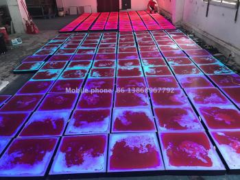 Wireless floor light, custom floor tile light, bar floor light, dance floor light details Picture