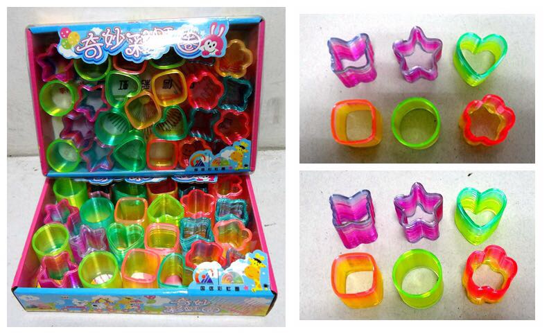 Children's toy colorful magic circle children heart-shaped rainbow circle pentagram thumbnail