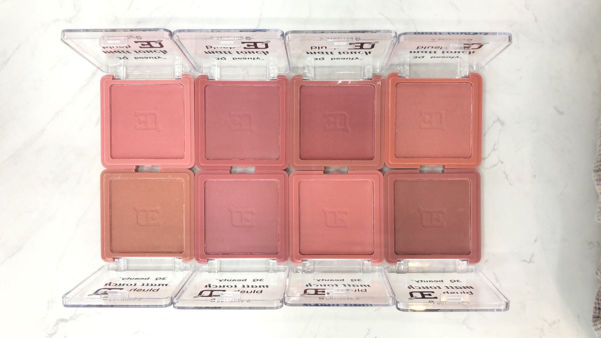 3Qbeauty8 color blush matte pattern tender rouge face makeup