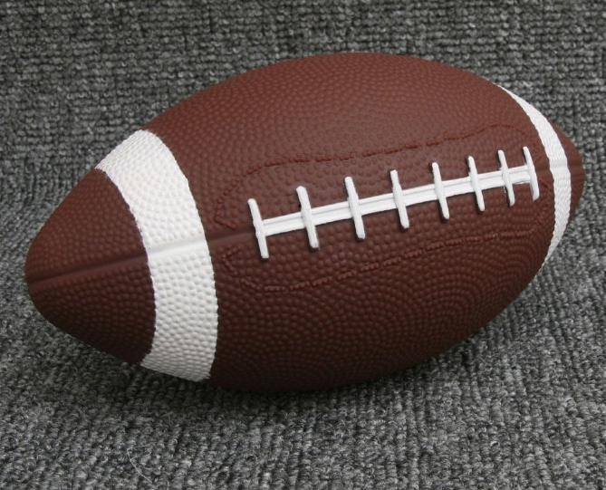 3号青少年橄榄球美式足球儿童学生团对游戏教学橡胶球