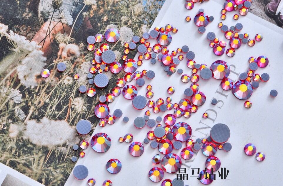 Red Phantom Color SS20 Imitation Austrian Diamond Fine Diamond, Nail Polish Diamond DIY Diamond Specification image
