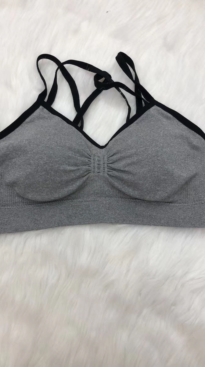 Women's Cross Thin Straps Fashion Comfortable Breathable Bra Underwear Series details Picture