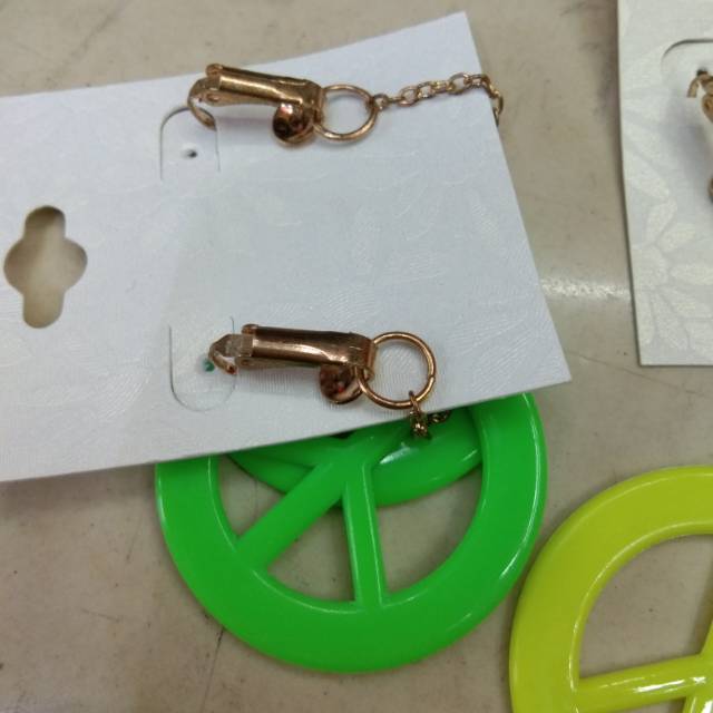 塑料万圣节耳环耳夹合平牌耳扣混色批发细节图