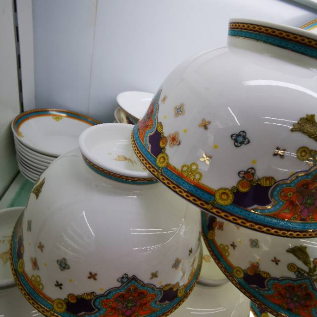 家用碗盘单个组合陶瓷餐具礼品盒装可爱吃饭碗筷盘子细节图