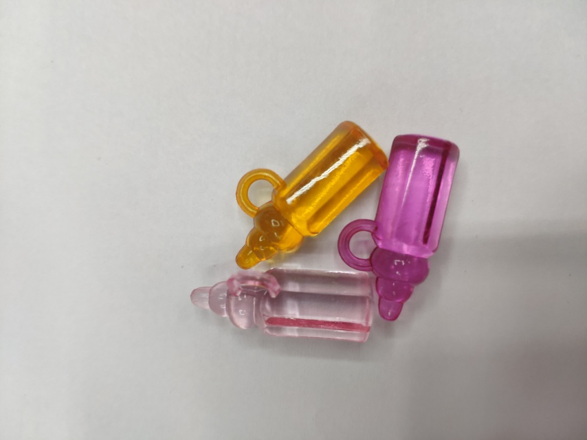 DIY jewelry accessories Cartoon pacifier bottles, colorful transparent jewelry accessories 14
