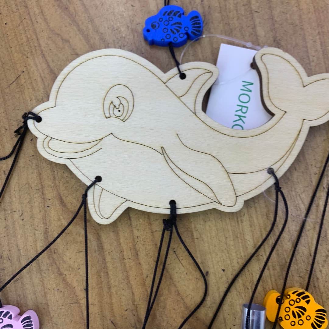 金属不锈钢管实木风铃铃铛家居装饰吊饰创意生日祝福木制产品图