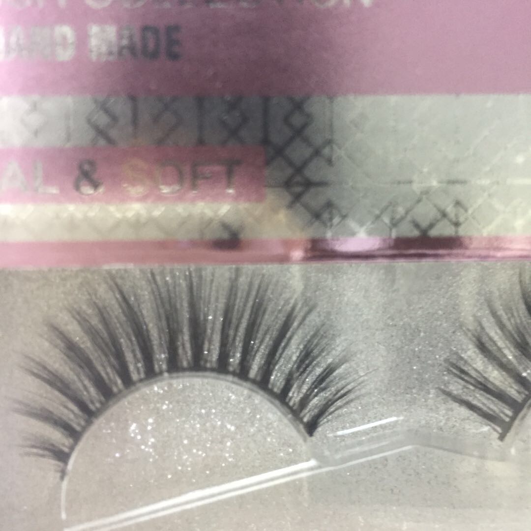 Wholesale False Eyelashes Pure Hand-Made Lashes Charm Charming Natural Breathable Eyelashes Specification drawing