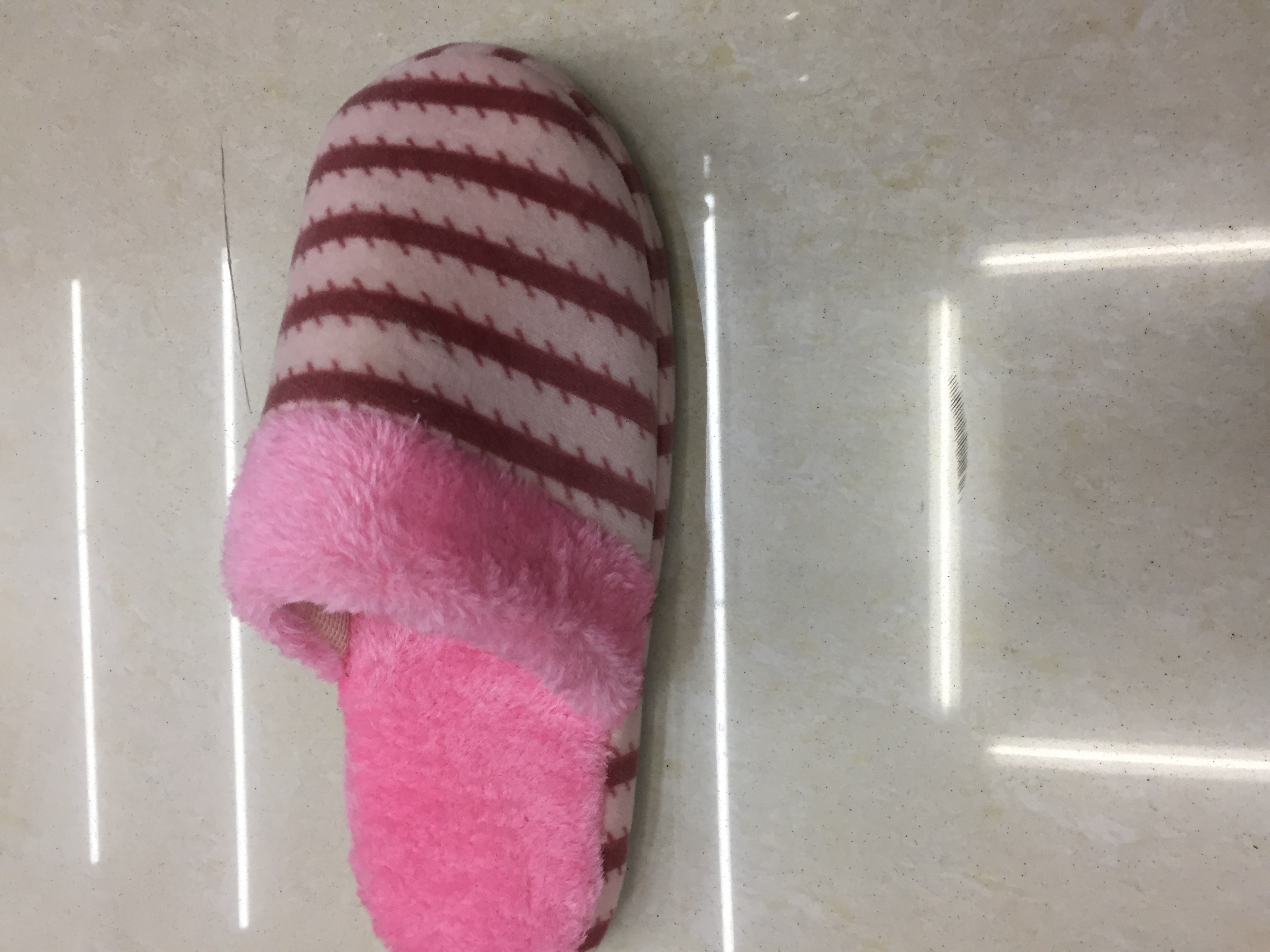 2066LUCK200 TPR soft-soled indoor cotton slippers for women in Foreign trade details Picture