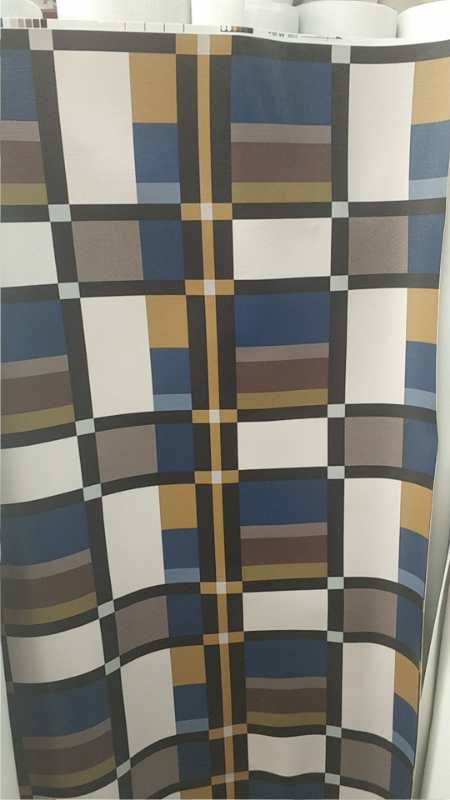 Factory direct sales with large checkered woolen base leather in stock details Picture